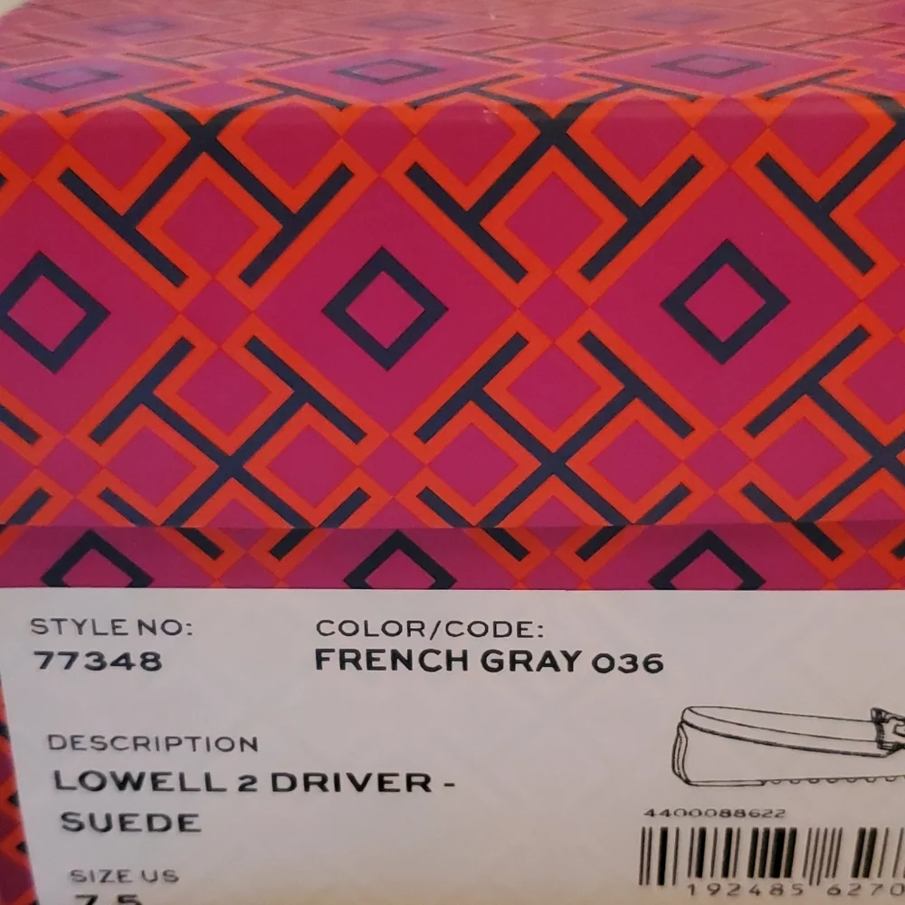 TORY BURCH BRAND NEW W/ TAG & BOX! TORY BURCH LOWELL 2 DRIVER-SUEDE - Picture 11 of 11